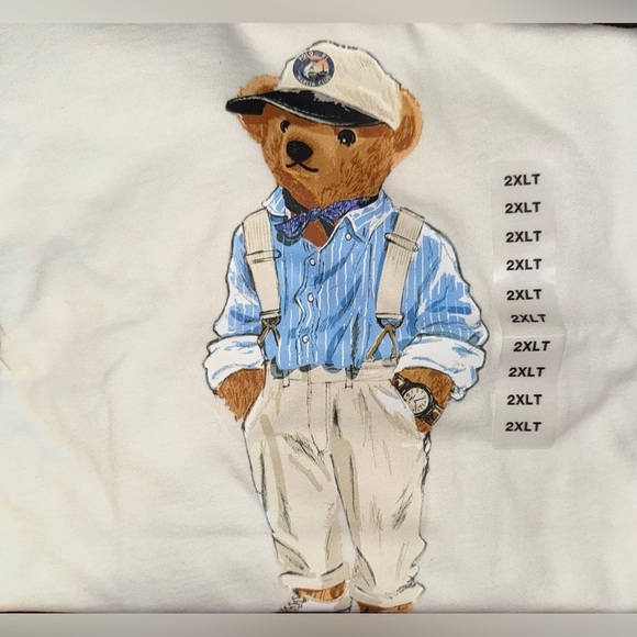 Polo Ralph Lauren Other - NWT 2XLT Polo Ralph Lauren Men’s Big and Tall Polo Bear SS T-shirt White